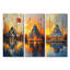 Istanbul, mosquée jaune Sultanahmet I - Collection d'impressions sur toile 3 pièces-392657928-392657934-392657931