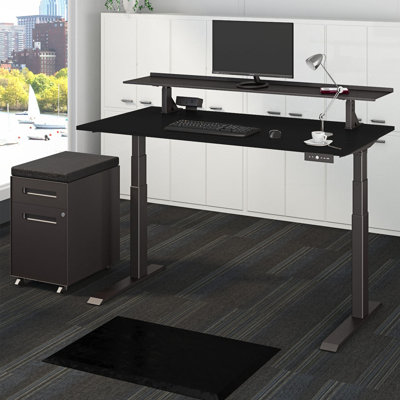 Bureau debout à hauteur ajustable