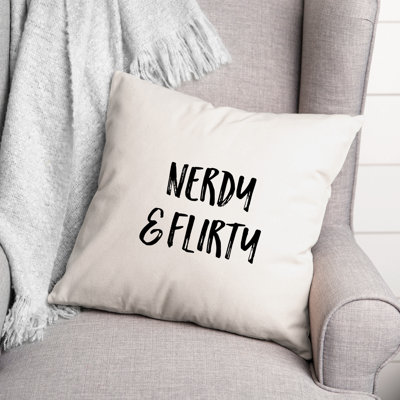 Coussin Nerdy & Flirty