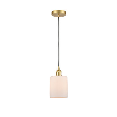 Luminaire suspendu tambour simple à 1 lumière Malcolm