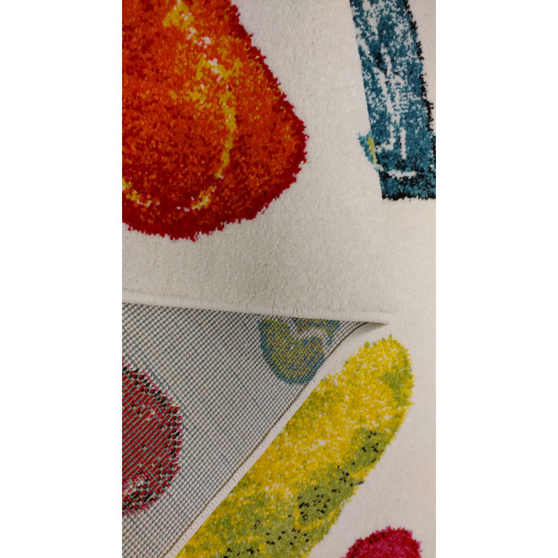 Tapis pour chambre d'enfant Dickson, Rectangle 3 pi 11 po x 5 pi 3 po