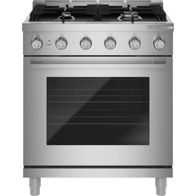 500 Series, 30" Industrial Style Gas Range,  SS
