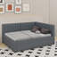 Lit de jour double avec lit gigogne-1231230332