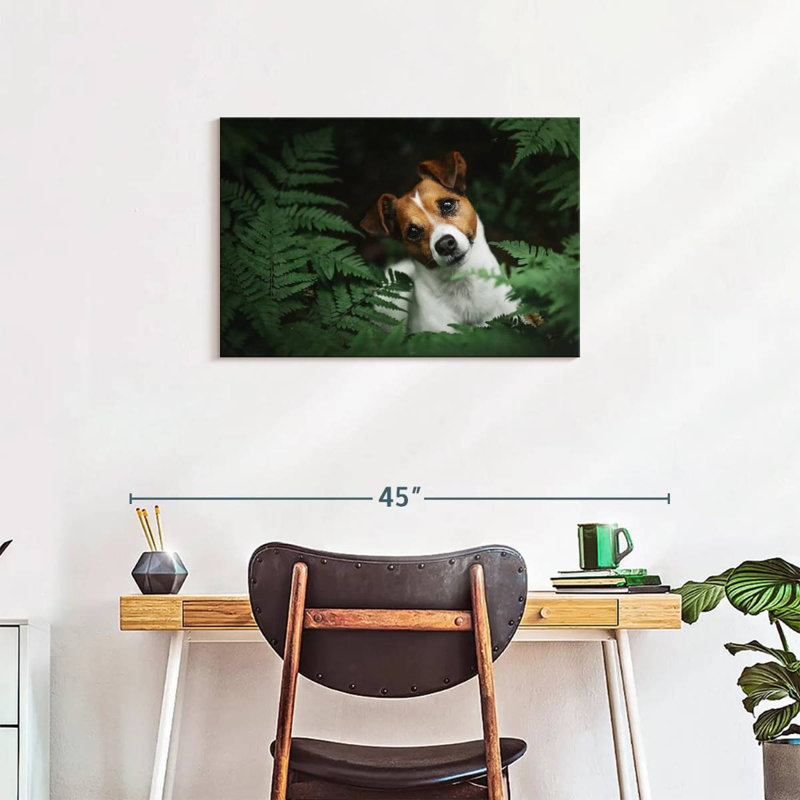 Adorable Terrier, 20" H x 30" W