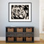 Wrestlers By Henri Gaudierbrzeska Wood Framed Wall Art Print-91291672-91291679