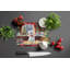 Maltese Christmas Cookies Glass Cutting Board