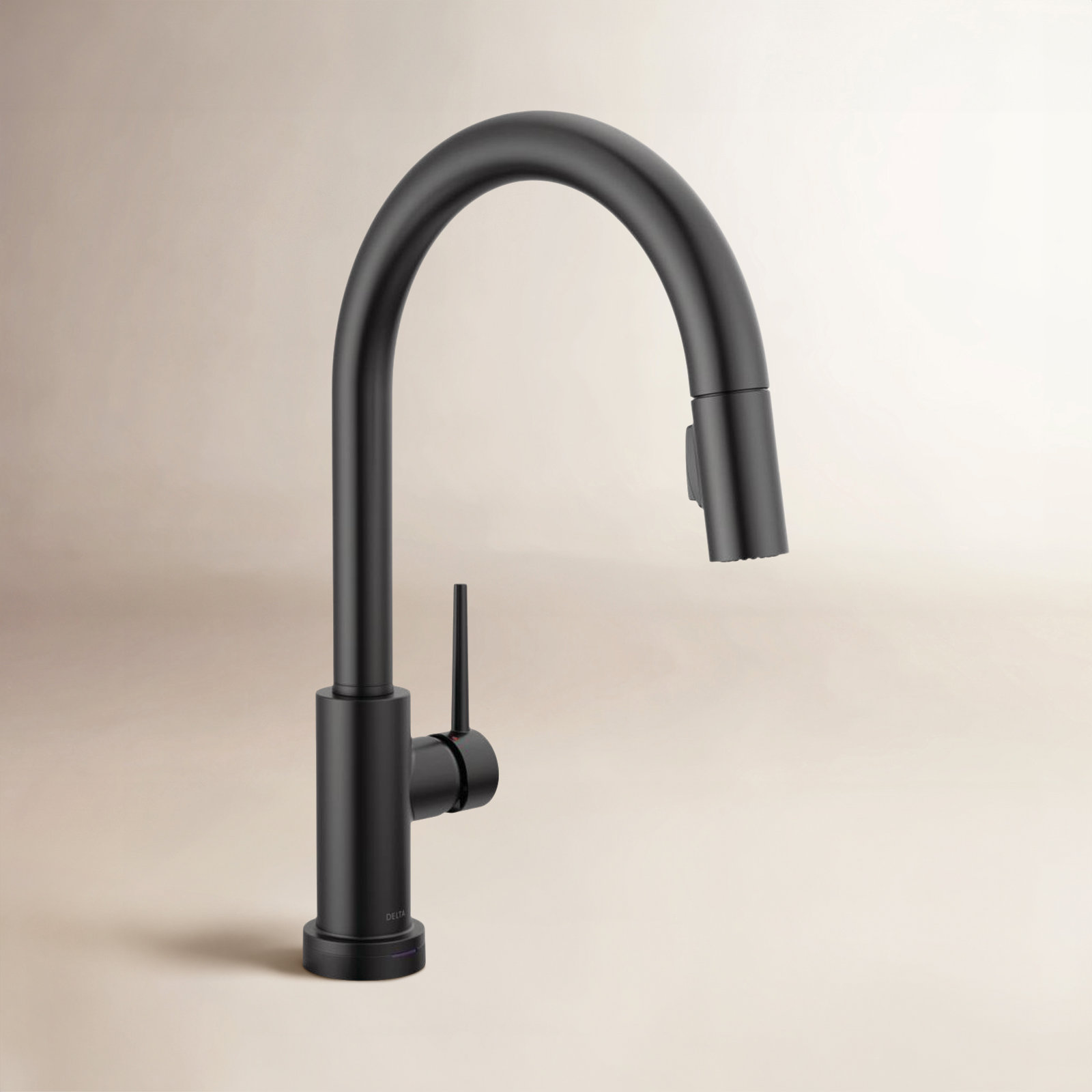 Trinsic Touch and Voice Kitchen Faucet, Matte Black