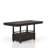 Deep Coffee Counter Height Dining Table