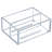 Kitchen Countertop Acrylic Sponge Holder Rack