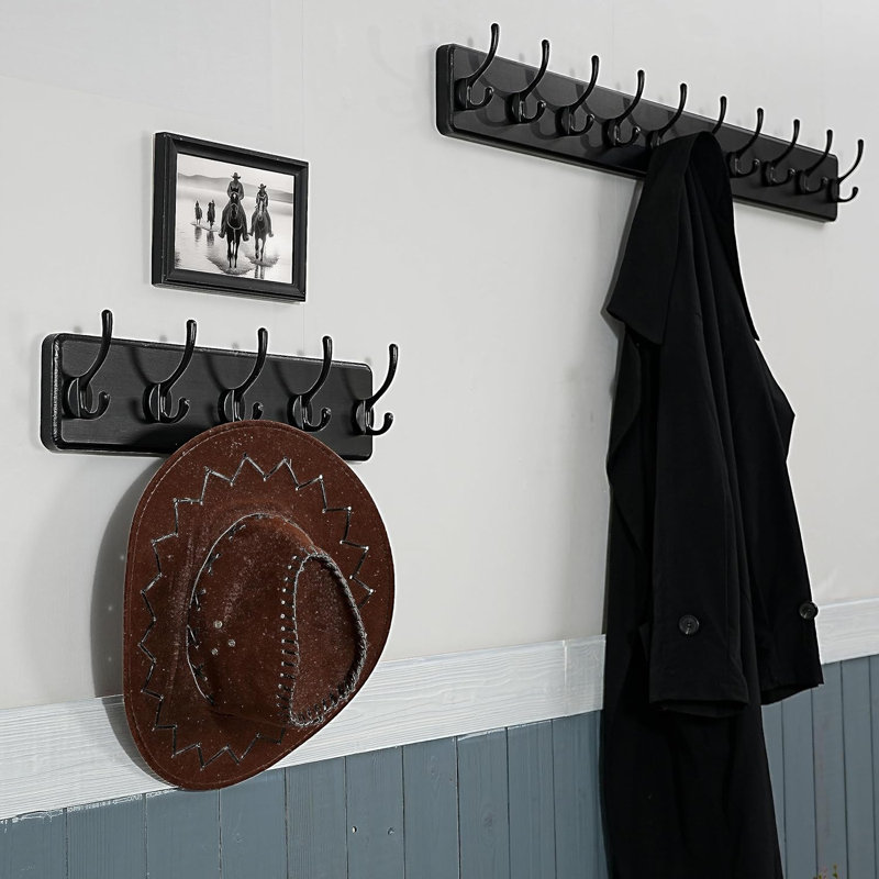 Steel Wall Hook, Black