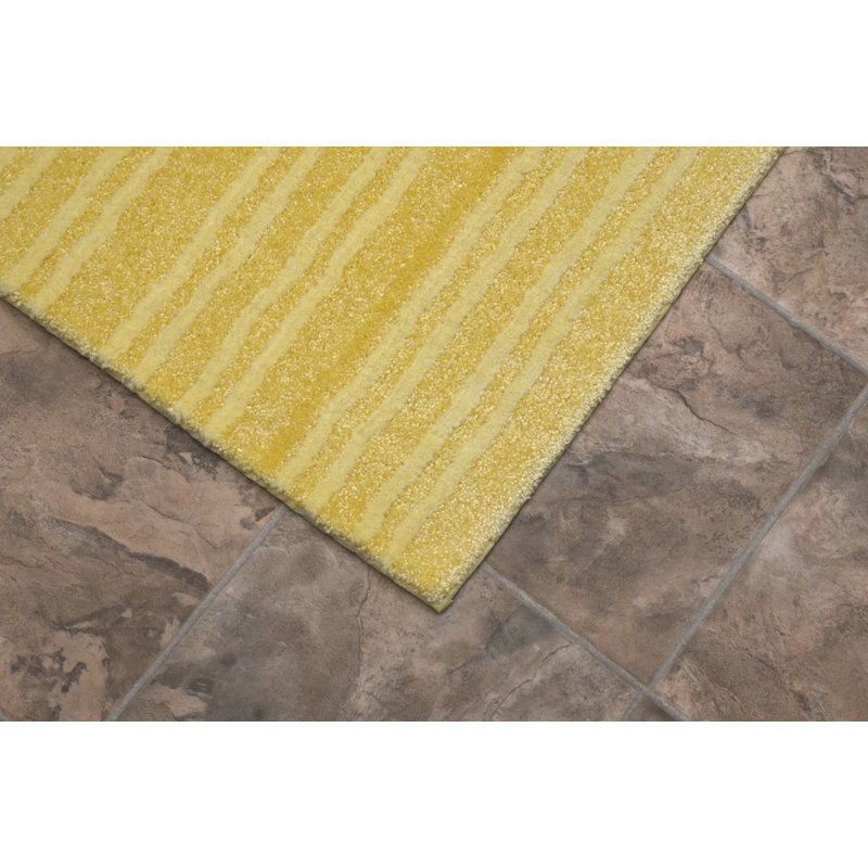 Seabrook Nylon Non-Slip Bath Rug, Rubber Ducky Yellow