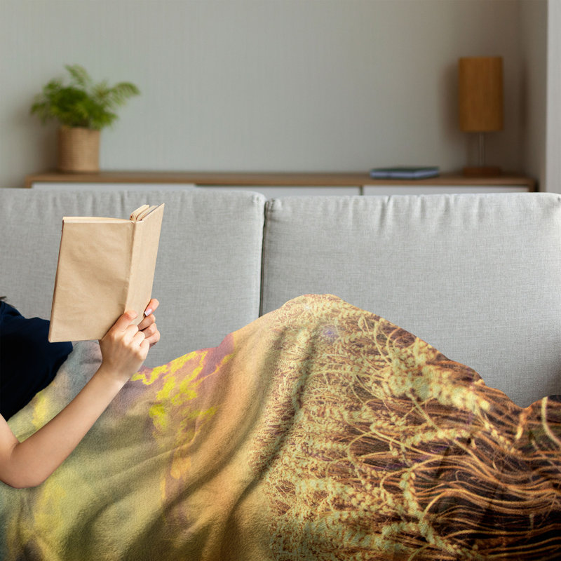 Hand Woven Throw Blanket, 60" x 80"