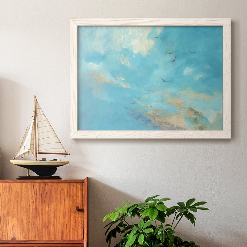 «I'm Fly Away», reproduction sur toile flottante, H 14 po x l 20 po x P 1,5 po, Blanc