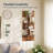  Elburt Corner Bookcase, 4 Tier floating corner shelf