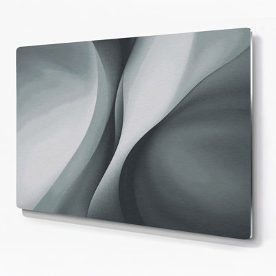Minimalisme 45, art mural gris en métal