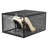 Durable Clear Plastic Shoe Organizer With Magnetic Front Door, Stackable Shoe Storage Boxes For Closet, Sneaker Display Case, 12-Pack