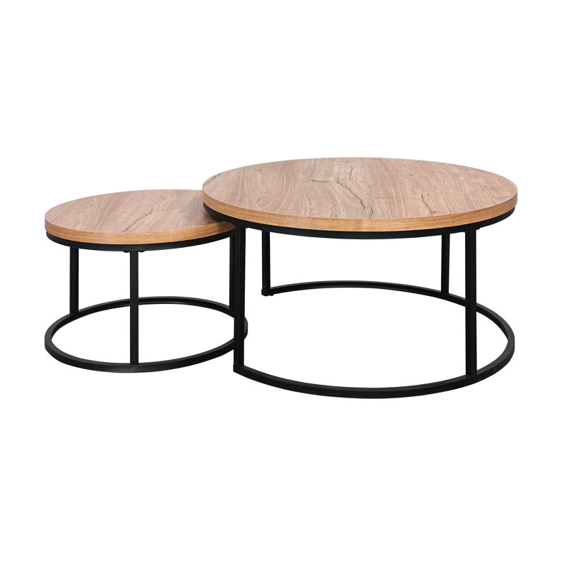 Ensemble de tables basses gigognes 2 pièces Joint Modern