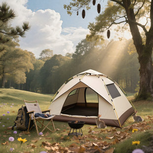 Tente de camping automatique pour 4 personnes