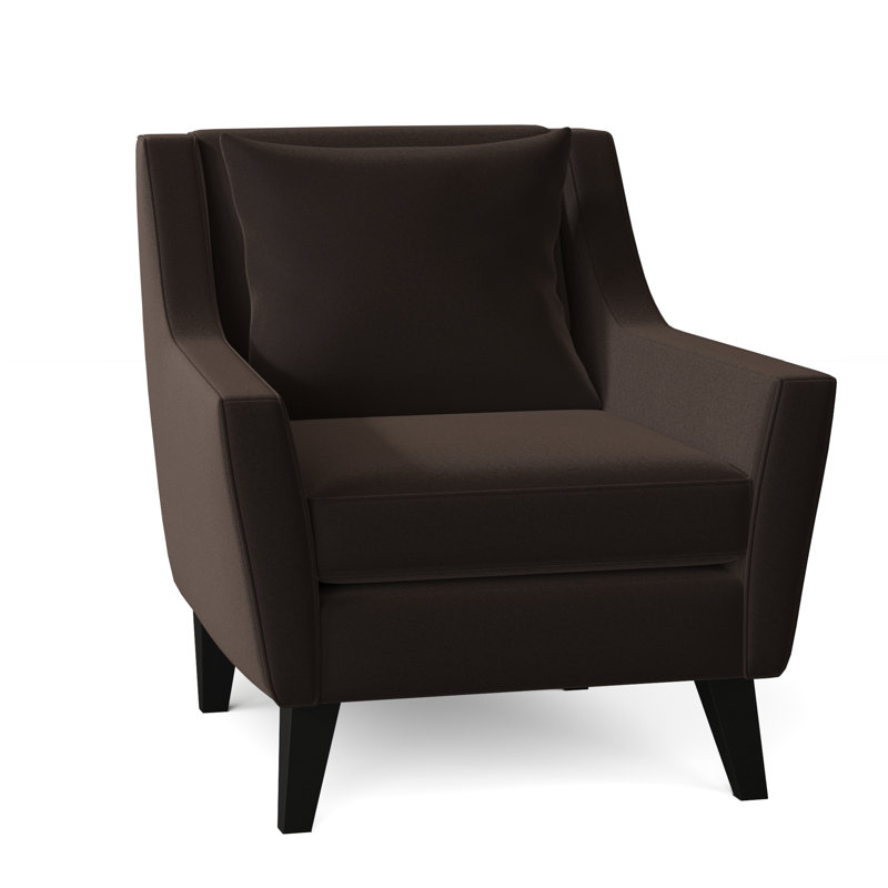 Fauteuil l 33 po Gros, Velours performance Bella Bella
