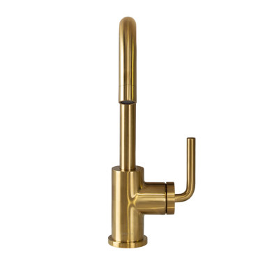 Cigno Single Hole Bathroom Faucet with Drain Assembly
