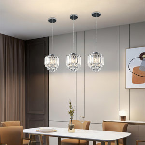 Forti 3 - Light Crystal Schoolhouse Pendant