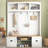 Hall Tree 55.1'' Wide With Bench And Shoe Storage-104384695