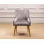 Chaise d'appoint en velours de 22,4 po de large Rittany-343507556