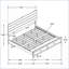 Lit plateforme avec rangement Eastern King-954604924