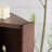 Nut-Brown Solid + Manufactured Wood Corner cabinet
