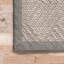 Tapis gris en jute / sisal / laine Hille-1362985498