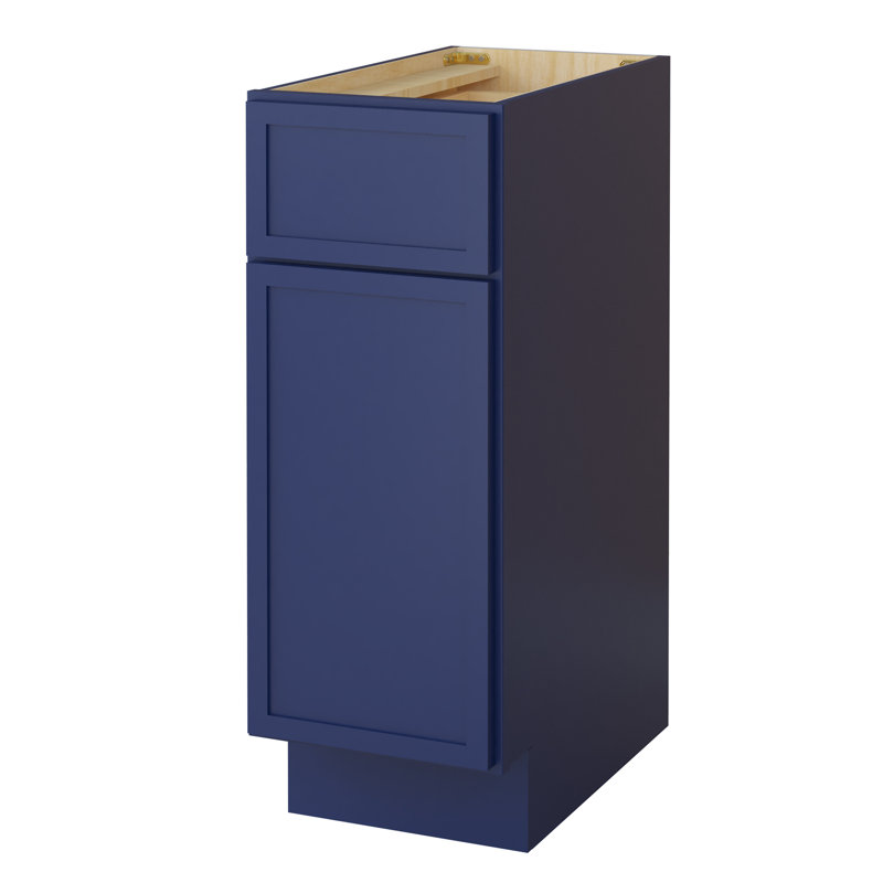 Base de meuble-lavabo simple 12 po seulement, Bleu