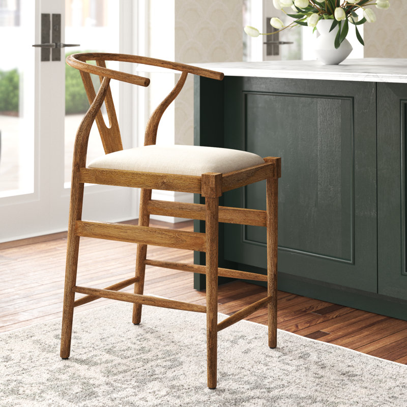 Parina Stool, Brown/Cream