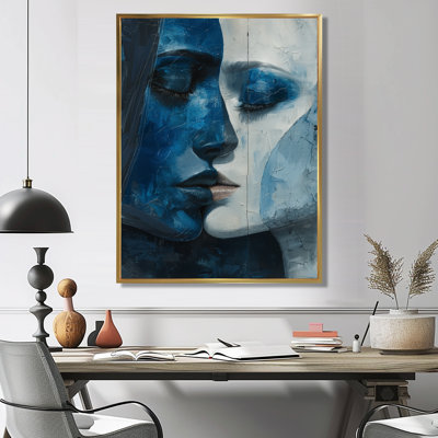 Astrologie blanche blanche et bleue, abstraction des Gémeaux - astronomie, décoration murale Gémeaux