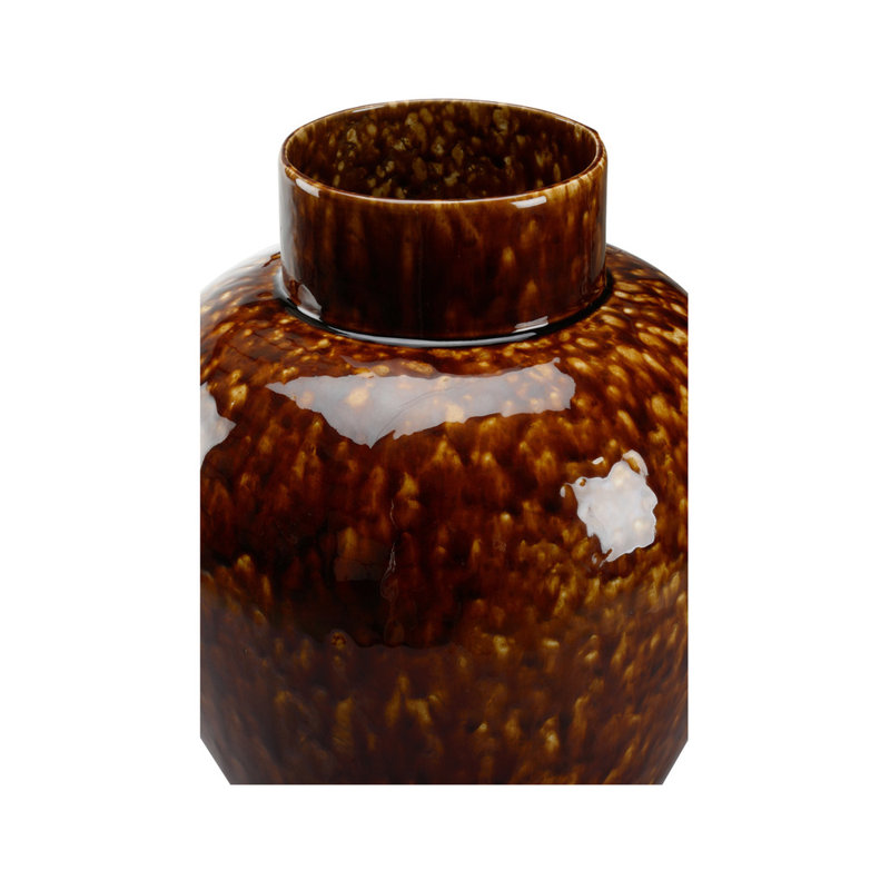 Vase tortue en céramique, H 15,75 po x l 13 po x P 13 po