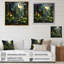 Green Yellow Urban Jungle II - Abstract Collages Canvas Prints-580341242-580341243