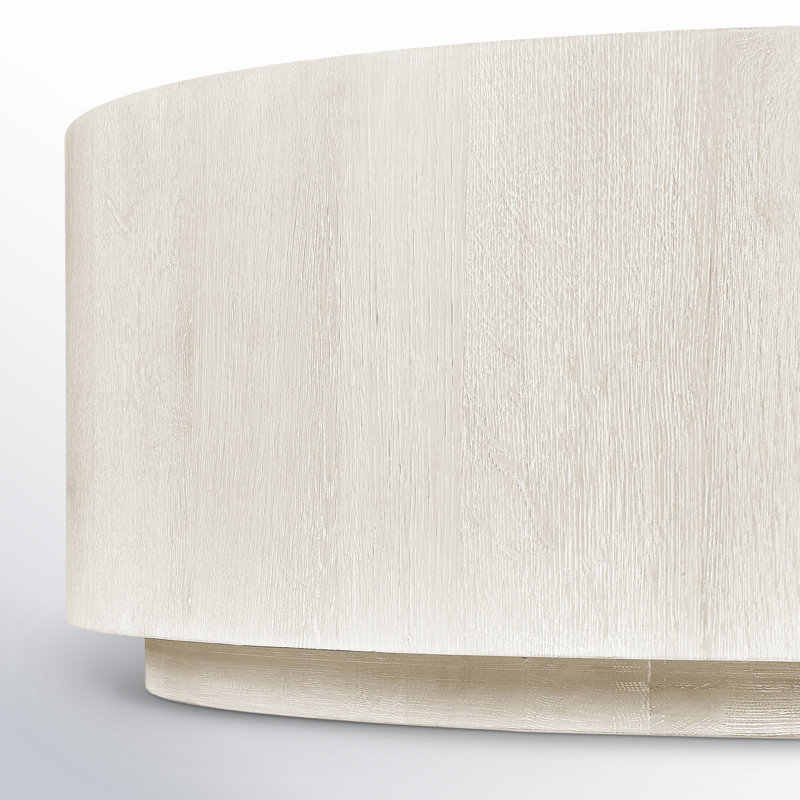 Table basse Taryn, Blanc délavé