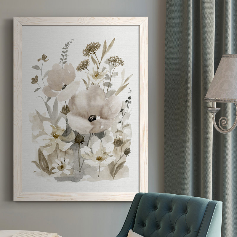 Neutral Nature II, reproduction d'art sur toile, Blanc, H 37,5 po x l 27,5 po x P 1 po