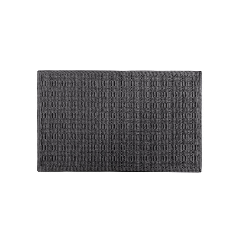 Aura Geometric Bath Rug, Storm