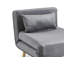 Griswalda 1 Seater Velvet Reclining Futon-1465120203