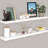 Miami 48" W x 8" D Floating Shelves Set with Invisible Wall Mount Brackets-593271108