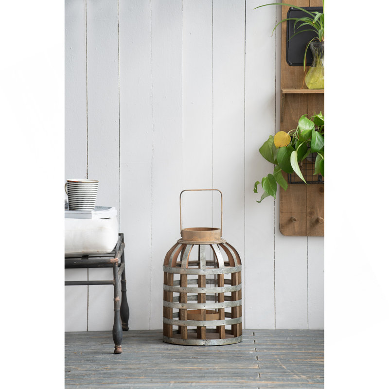 Lanterne décorative avec poignée, lanterne en bois pour intérieur et extérieur, mariage à la maison