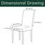 Box Cushion Dining Chair Slipcover-344879000