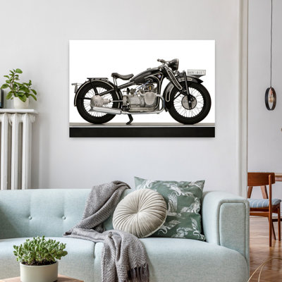 1934 Bmw R11 730Cc Moto Art classique