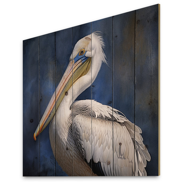 Hagar - Décoration murale animaux sur bois de pin naturel, H 15 po x l 15 po