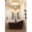Baignoire 67 po en cuivre martelé