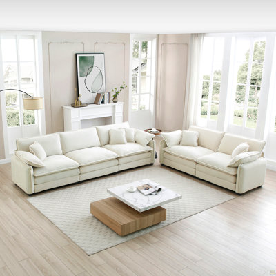 Family Sofa Set Deep Seat Sofa