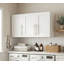Kacem Armoire de rangement multifonctionnelle de style moderne avec tablettes pour la cuisine et la salle de bain