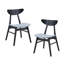 Ensemble de 2 chaises d'appoint de salle à manger rembourrées-597844164-597844167