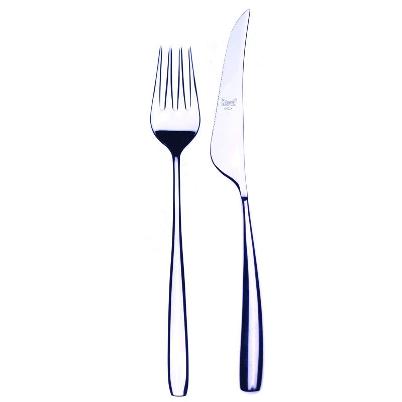 Ensemble de desserts Avanguardia - 24 pièces - Acier inoxydable, Argent argent