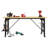 59.2'' W Manufactured Wood Top Height-Adjustable Workbench with Wheels